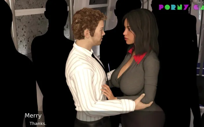 Porny Games: Project Hot Wife - Ride on the crowded subway (53)