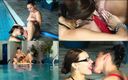 Lydia Privat: Lesbian lesbian di balik layar di kolam renang