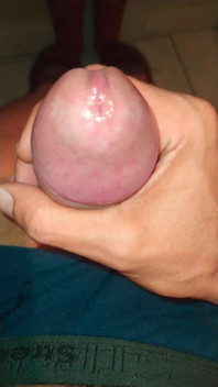 Cock Head Dripping Cum: Intense Solo Release