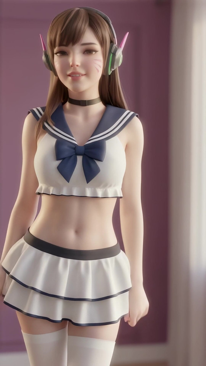 3D-Hentai Games: D.vaのバブリーダンス(少女時代 - ジー)