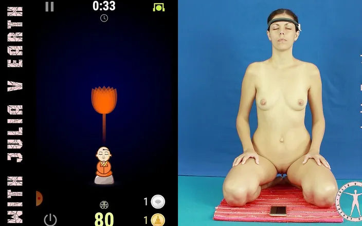 TheoryOfSex: Nude Julia V Earth trains own psychic with neuro device...