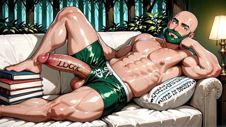 Erotic Man: 섹시한 대머리 남자 Ai 포르노