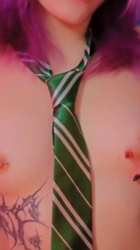 Halloween Tease Playing with My Nipples Waiting for Punishment