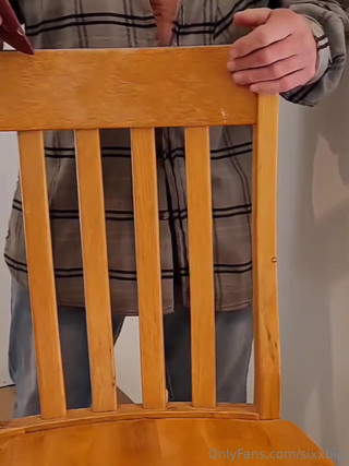 Sixxstar69 creations: Huge Cumshot From Huge Cock Stuck in Chair