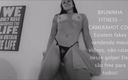 Bruninha fitness: Zlobivá teenagerka tančí nahá - zadek zblízka
