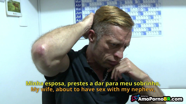 Amopornobr: Soția mea și fratele meu vitreg cu o pulă uriașă! Partea 4