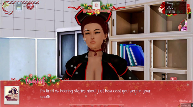 Cumming Gaming: 無制限のクリスマス[クリスマス変態ポルノプレイ] ep.8 彼女の熟女の猫を犯す前に私の継母の親友に対して腕相撲