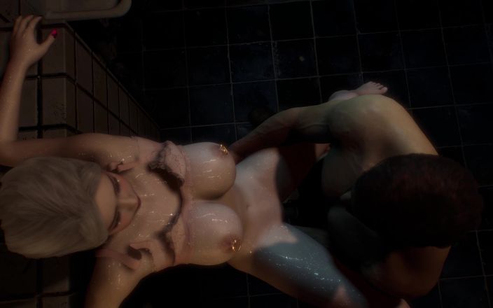 Why fuck so hard: Сексуальная азиатская крошка 3D обнажает ее намазанная маслом киску и получает оргазм несколько раз