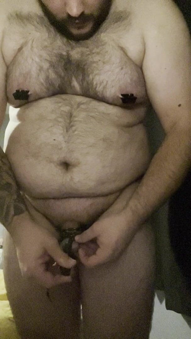 Shaun Cbt: चरम लंड बंधन निप्पल क्लैंप के साथ एक लंड के साथ कवर करता है