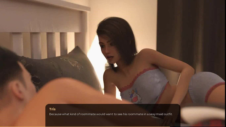 Dirty GamesXxX: Žádné další peníze: na posteli s jeho sexy spolubydlící ep 31