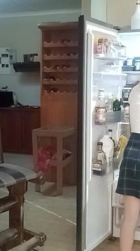 Peti sejuk panal dubur mengongkek bekas teman wanita jalang