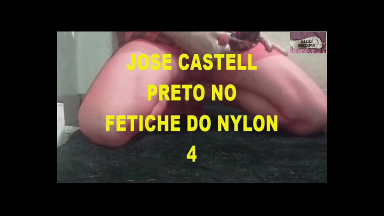 Casal Gresopio Male: Jose castell preto no fetiche do nylon 4