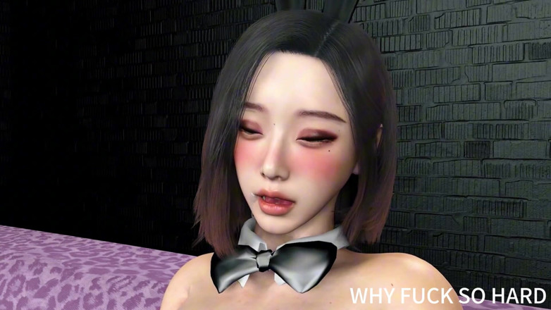 Why fuck so hard: La super modella coreana troia con grandi tette 3d si è fatta...