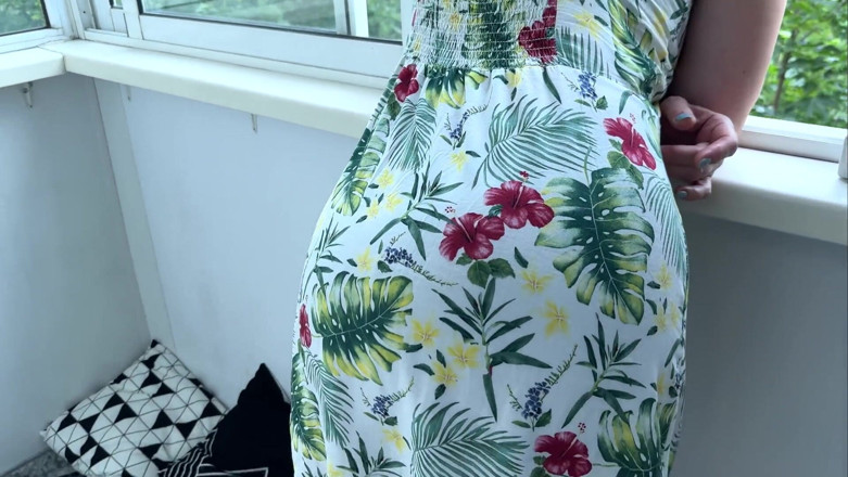 LoveHomePorn: Eingeladen zum Kaffee, Überrascht mit einem heißen nachbars-blowjob