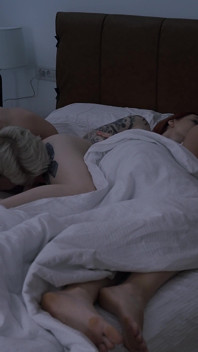 Step Mom and Step Sister Share Bed with Step Son in Wild Hotel Fuck