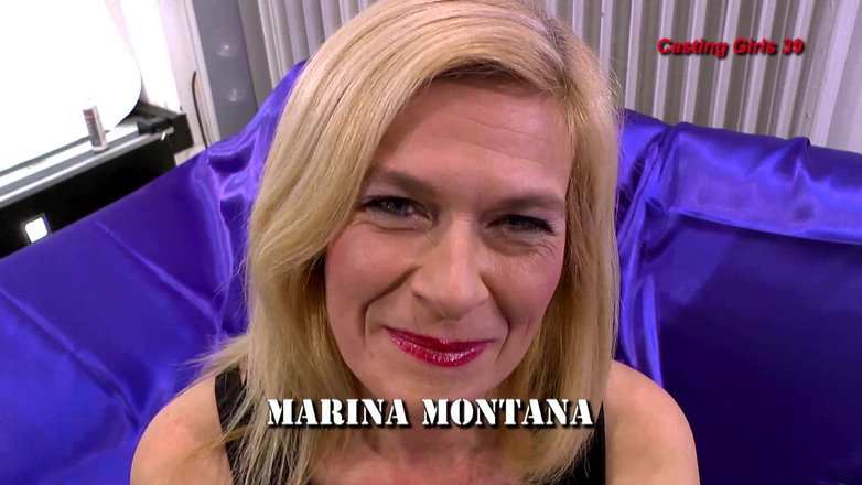 CASTING GIRLS want to FUCK: GGG John Thomspon - Марина Монтана показывает огромные сиськи и глубокую глотку, огромный хуй и камшот