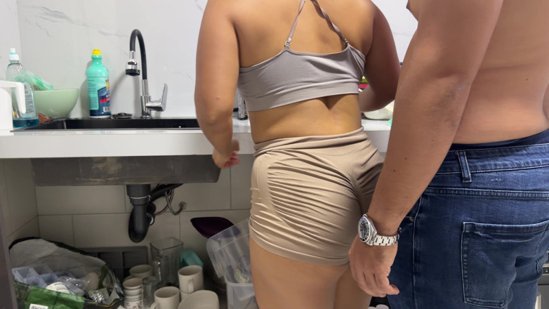 PronoiaMey: Horny Stepsister Marasexxxx Fucked Hard by Stepbrother in Cooking Sex...