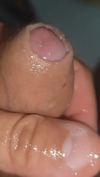 Increasing Phimosis Using Your Own Cum!
