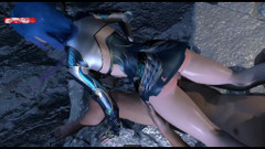 X Hentai: Cabelo azul Fantasy.exe: Deusa Desencadeada - 3D Animation Hentai