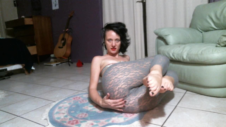 Goddess Vivian Leigh: Femdom Footjob Tease and Denial