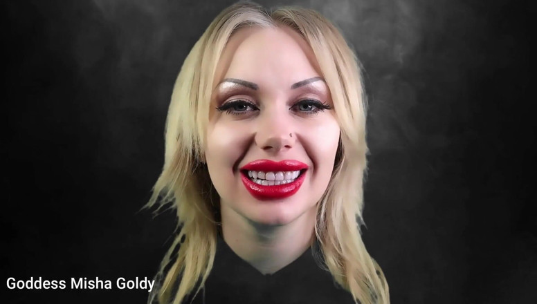 Goddess Misha Goldy: Supera la prova JOI per servire la Dea!