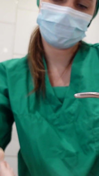 Sondieren mit Handjob-patienten, pOV