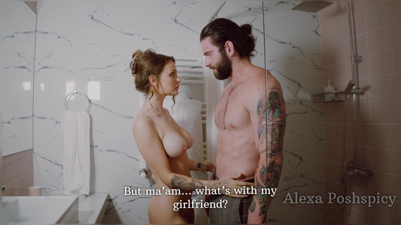 Alexa Poshspicy: Bos Bos Alexa Poshspicy Menggoda Pembantu Dan Memancut Basah Di...