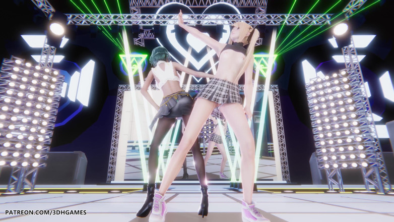 3D-Hentai Games: Luz solar Marie Rose Tamaki sexy striptease Doa Hentai Sem...