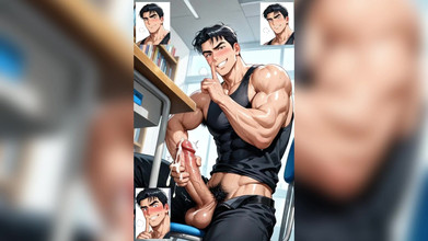 Office boy: Pipe gay, trou du cul