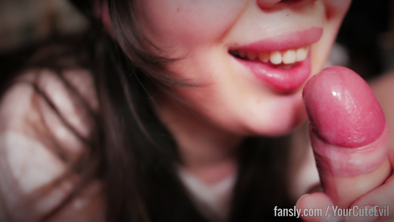 YourCuteEvil: Asian Girl Says Good Morning with a Tender Blowjob