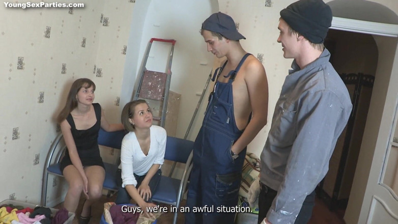 Young Sex Parties: Fucking instead of painting