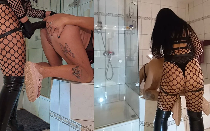 Lady Luciana Di Domizio: Horny Housewife Completely Fucked in the Bathroom