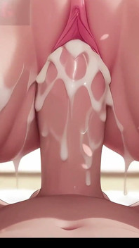 Gol schattige anime tiener Momo tieten neuken en creampie berijden