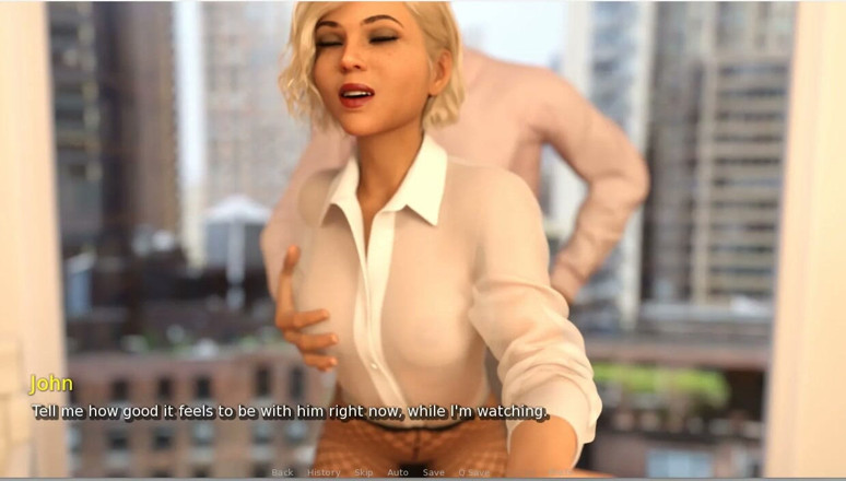 XXX Games Bunk: My Hotwife - Gameplay - Roleplay - Wife Fucks in Office by Boss...