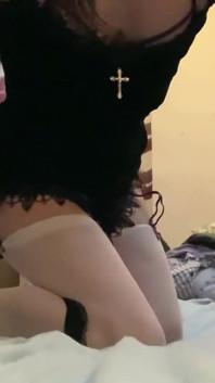 Pamela Cross Sexy Dress on Bed