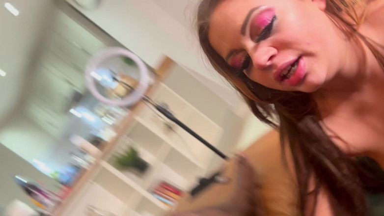 Catalia's Epic Filth: Pompino pov per grande cazzo nero