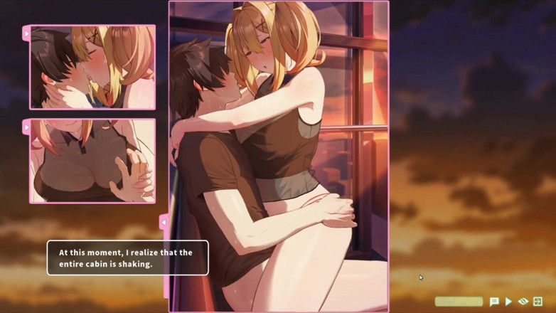 NSFWOtaku: Hentai Game - Summer Clover - Ferris Wheel Sex - Fucking the Blonde...