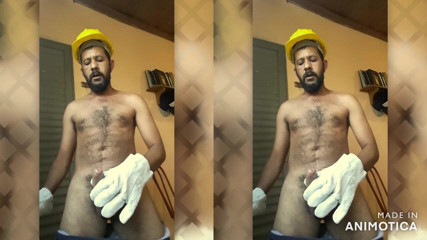 Stink HairyMale: Muncitoare fumând, sagging, mănuși