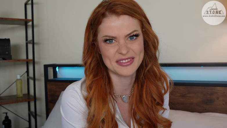 Andre Stone: Sexy Redhead College Co-ed Seduces Her Tutor