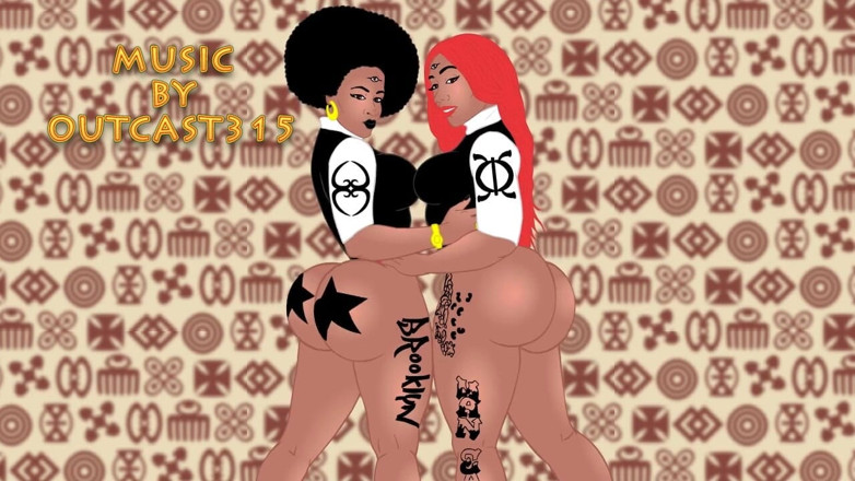 Back Alley Toonz: Lickers âm hộ lớn đít gỗ mun đồng tính nữ quan hệ tình...