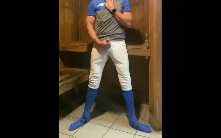 JockDad87: Jockdad87 Edges in the Sauna Blue Baseballgear