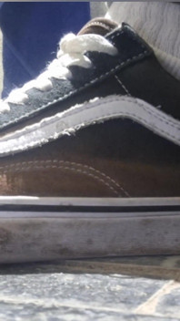 Meus pés em vans