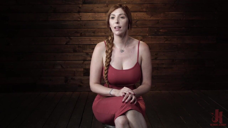 Kink: Lauren Phillips: Helpless Redhead in Bondage Made to Cum