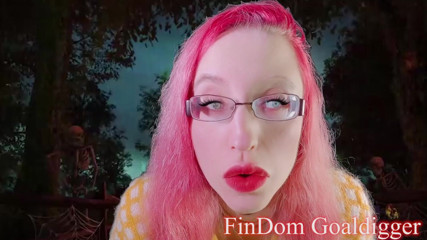FinDom Goaldigger: Transformasi zakar Halloween zakar