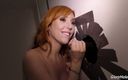 Gloryhole: Анальная шлюшка Lauren Phillips принимает большой черный член у глорихола