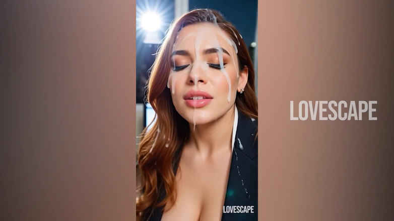 Lovescape: MILF pejabat kekal untuk songsang mendalam bos