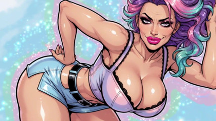 Huge Boobs: Seductive and Teasing Animation