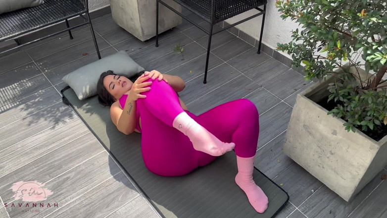 Savannah Watson: Chapter 4 - Stepmom Doing Yoga and Anal Sex with Stepson - Savannah...