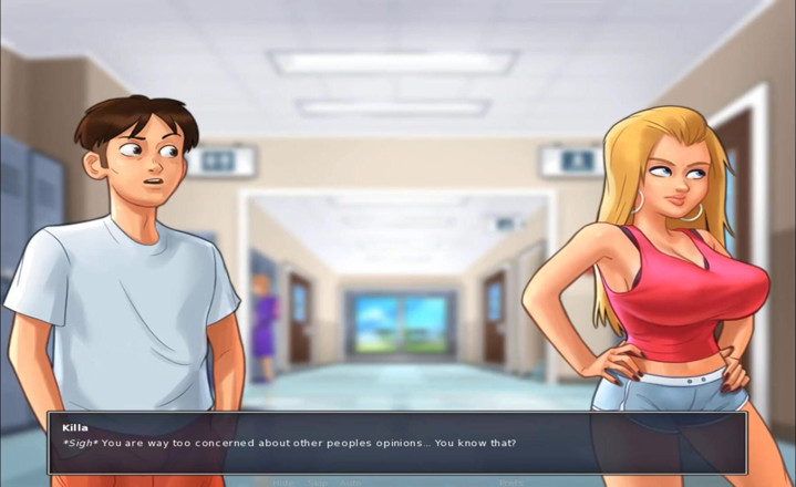 Hentai World: Saga estivale - coincée dans les vestiaires de la fac avec...