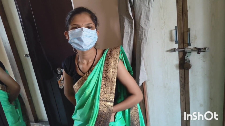 Desishycouple: Indiana esposa se preparando em saree verde parte 2